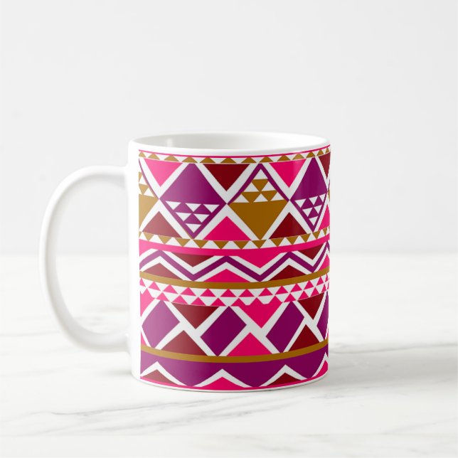 Mug ligne géométrique multi-motifs (Gauche)
