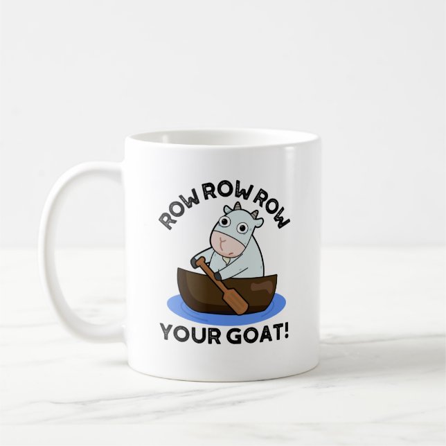 Mug Ligne Ligne Ligne Votre Chèvre Amusant Animal Pun (Gauche)