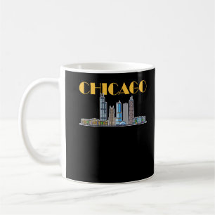 Mug Ligne Skyline de Chicago Illinois City