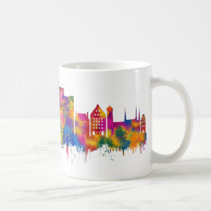Mug Ligne Skyline de Gdansk Pologne