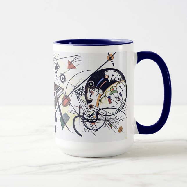 Mug Ligne transversale - Kandinsky (Droite)