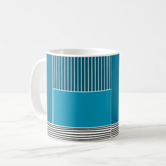 Mug Lignes Abstraites (Devant gauche)