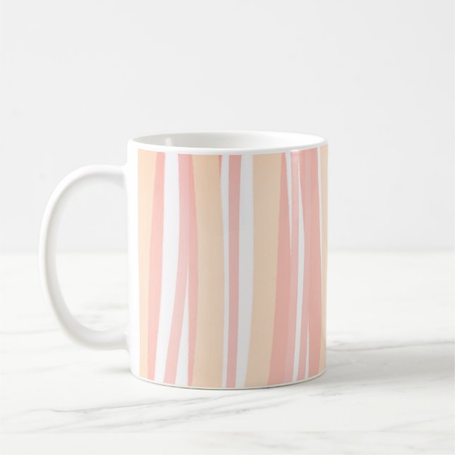 Mug Lignes Abstraites Soft Chic Boho Minimal (Gauche)