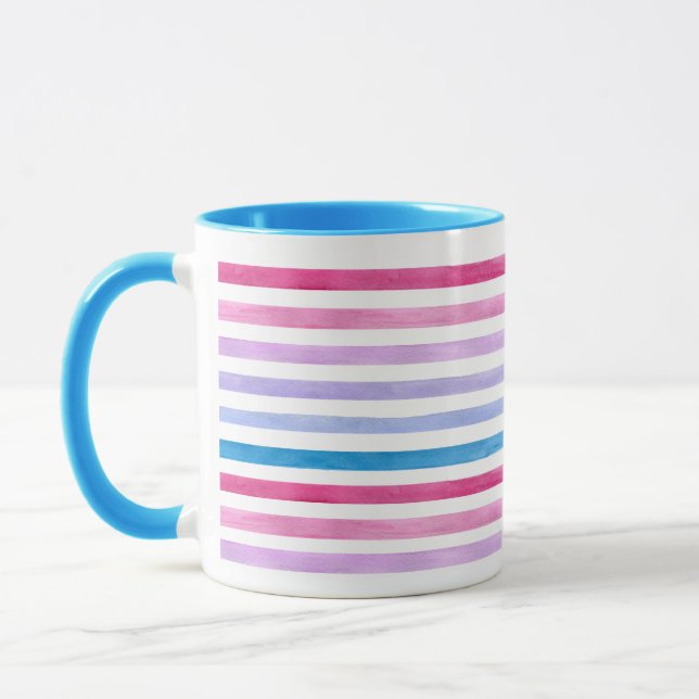 Mug Lignes colorées (Gauche)