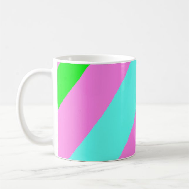 Mug Lignes colorées (Gauche)