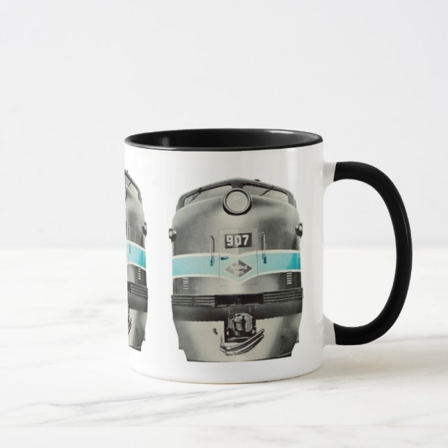 Mug Lignes de chemin de fer de lecture diesel # 907 (Droite)