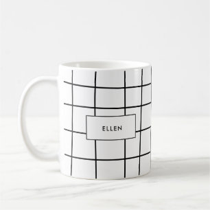 Mug Lignes de grille bizarres