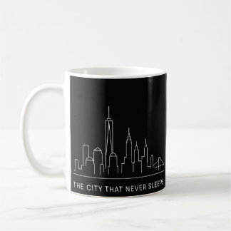 Mug Lignes de minuit : NYC ne dort jamais