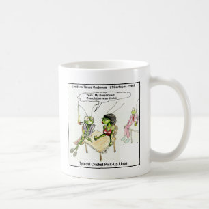 Mug Lignes de ramassage de cricket amusantes