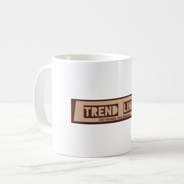 Mug Lignes de tendance Trading Co43 (Devant gauche)