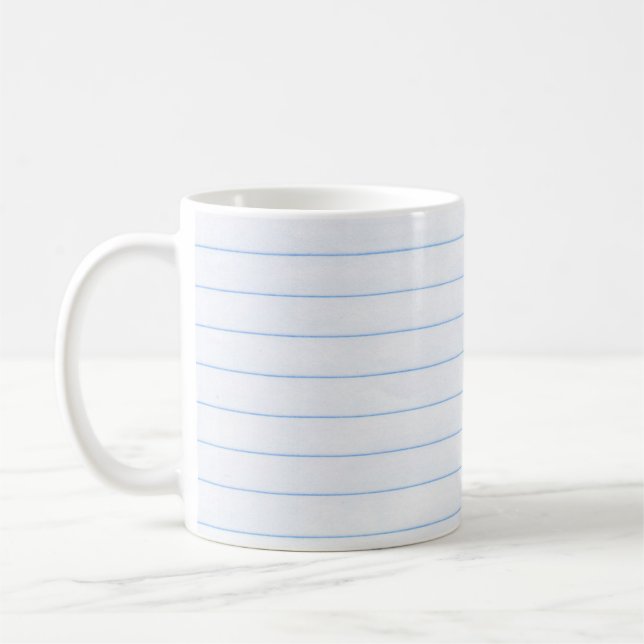 Mug Lignes de texture papier pour ordinateur portable (Gauche)