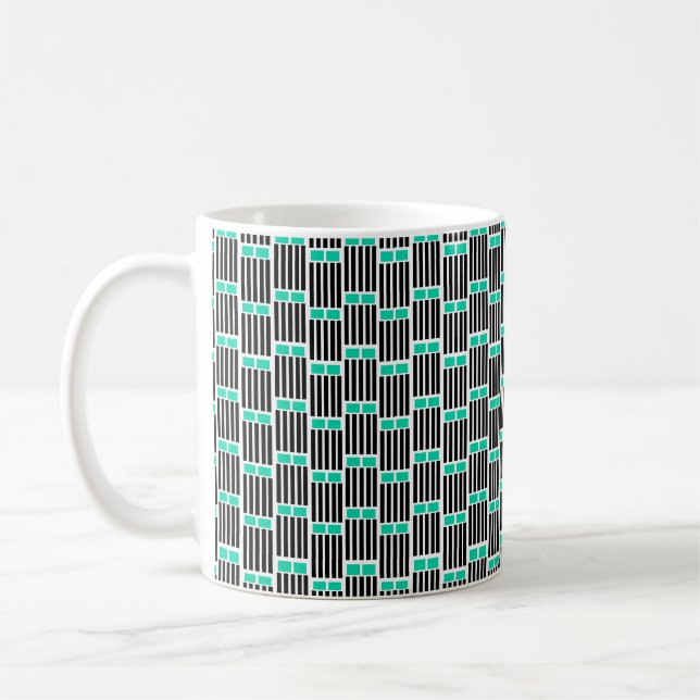 Mug Lignes et boîtes (Gauche)