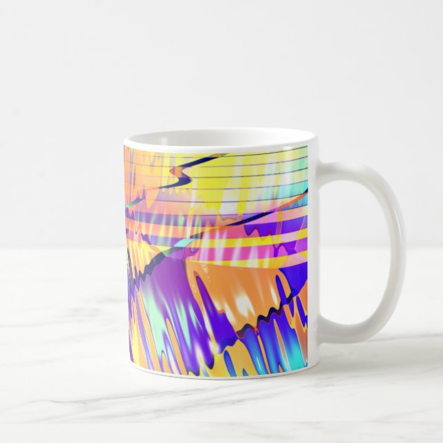 Mug Lignes et vagues liquides (Droite)