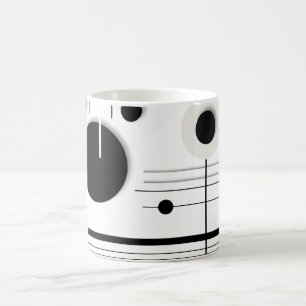 Mug Lignes Symphoniques minimalistes géométriques du c