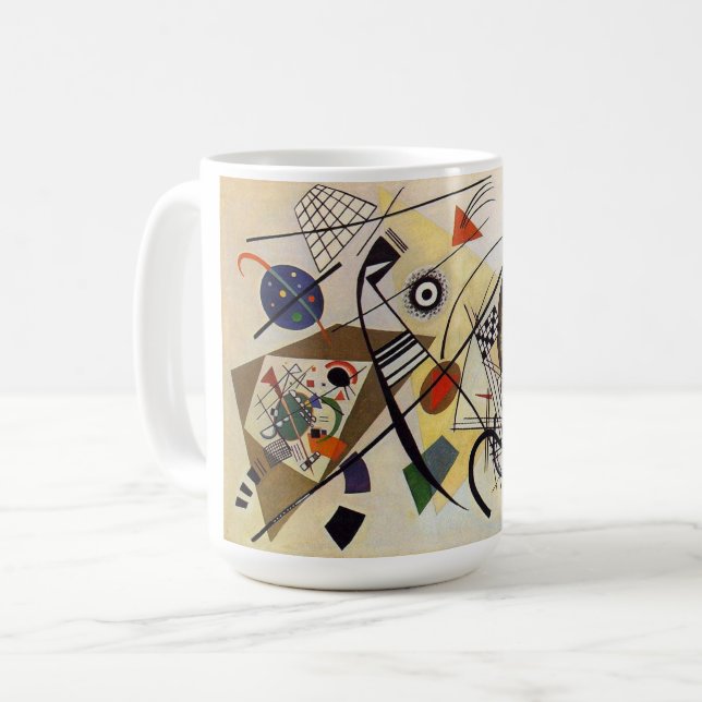 Mug Lignes transversales (Devant gauche)