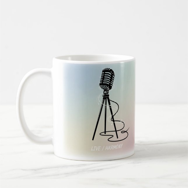 Mug Lignes vocales vintage (Gauche)
