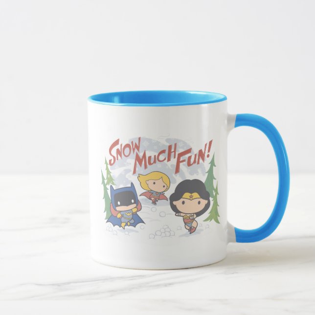 Mug Ligue de Justice Chibi Snowball combat (Droite)
