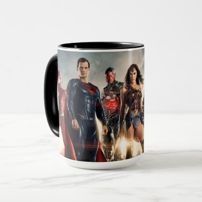 Mug Ligue de Justice | Ligue de la justice sur le cham (Devant gauche)
