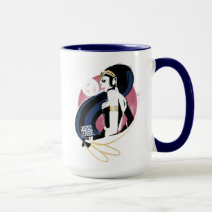 Mug Ligue de Justice   Wonder Woman Profil Pop Art