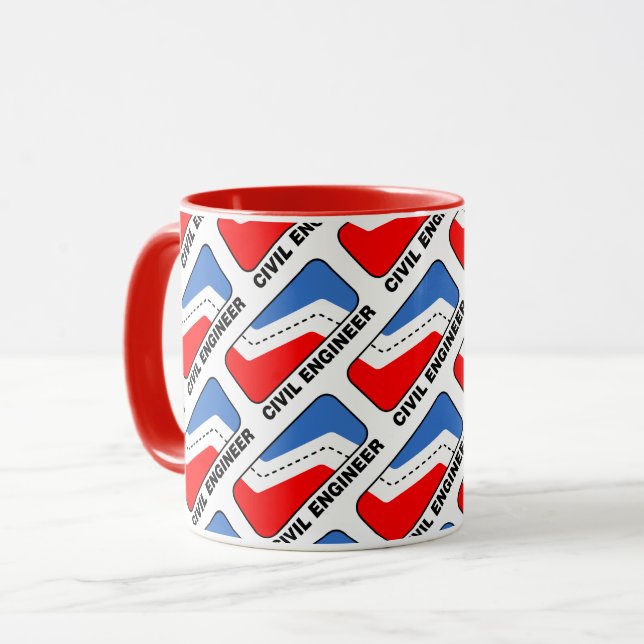 Mug Ligue du génie civil (Devant gauche)