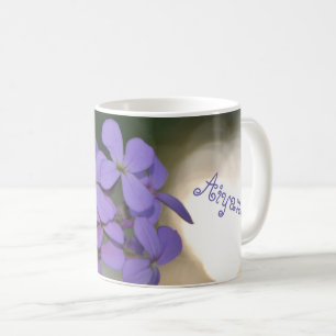 Mug Lila Fleurs