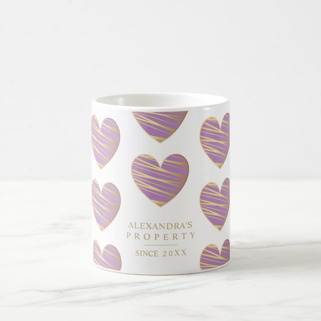 Mug Lilac Heart Best Friends All Occasion  (Centre)