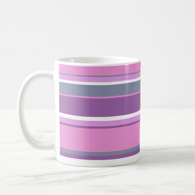 Mug Lilac rayures (Gauche)