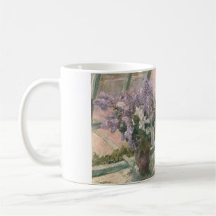 Mug Lilacs dans la fenêtre par Mary Cassatt Peintre am