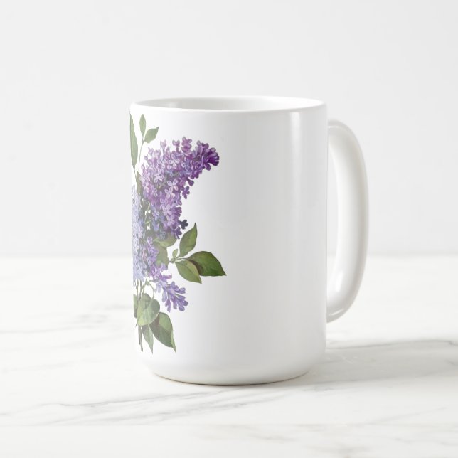 Mug Lilacs frais - French Country Home Décor (Devant droit)