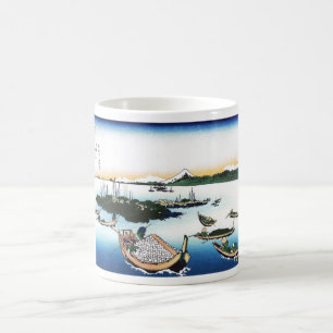 Mug L'île de Tsukuda dans la province de Musashi