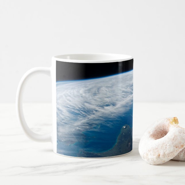 Mug L'île du Nord de la Nouvelle-Zélande. (Avec donut)