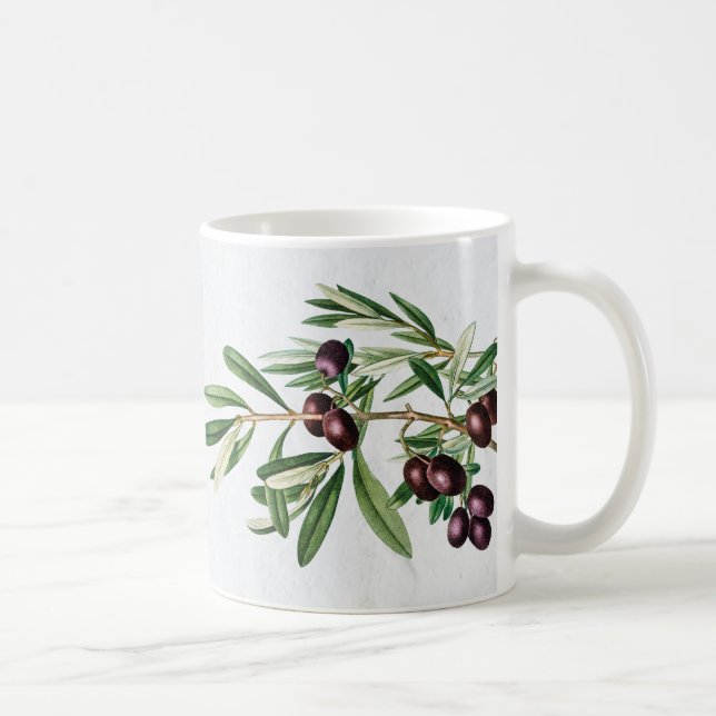 Mug L'île méditerranéenne grecque Feuille d'olive (Droite)