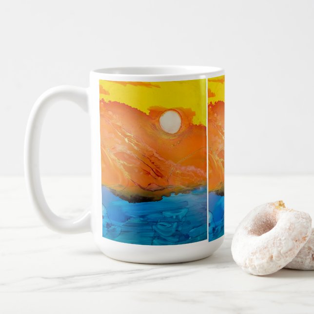 Mug L'île Sunset (Avec donut)