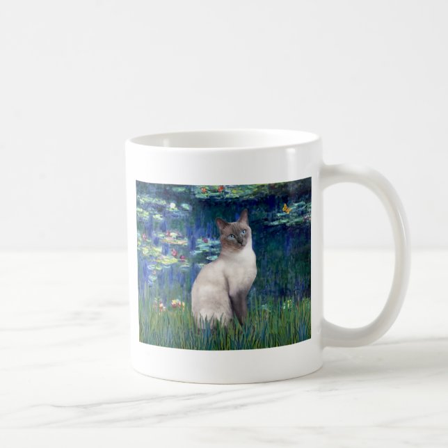 Mug Lilies 5 - Chat siamois Blue Point (Droite)