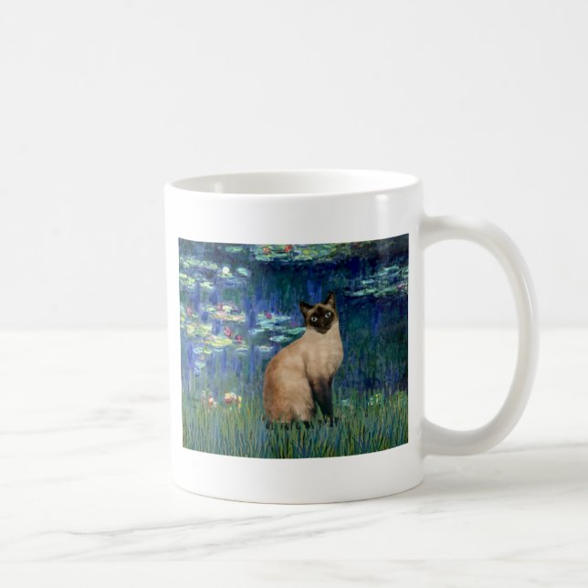 Mug Lilies 5 - Point de phoque Chat siamois (Droite)