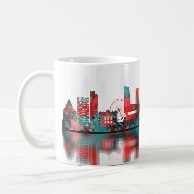 Mug Lille France Skyline (Gauche)