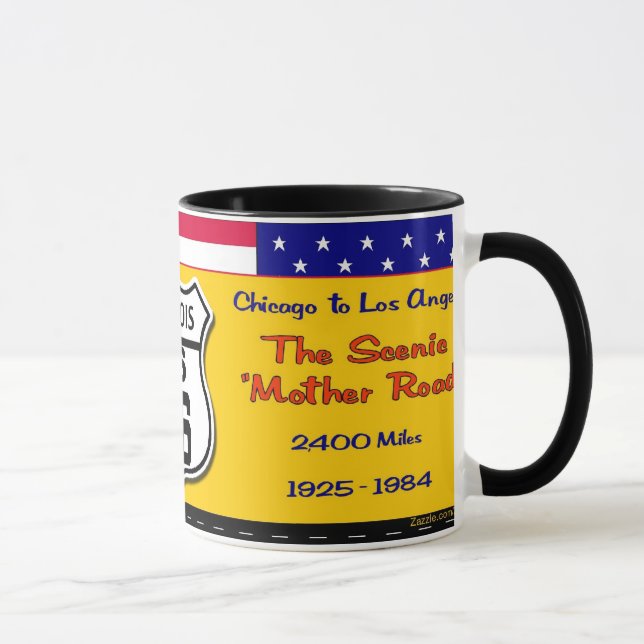 Mug L'Illinois - itinéraire 66 (Droite)