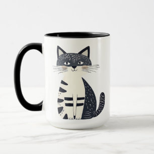 Mug L'illustration représente un chaton mignon.