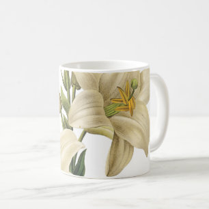 Mug lily blanc (Lilium candidum) de Redouté
