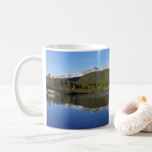 Mug Lily Lake à Rocky Mountain National Park (Avec donut)