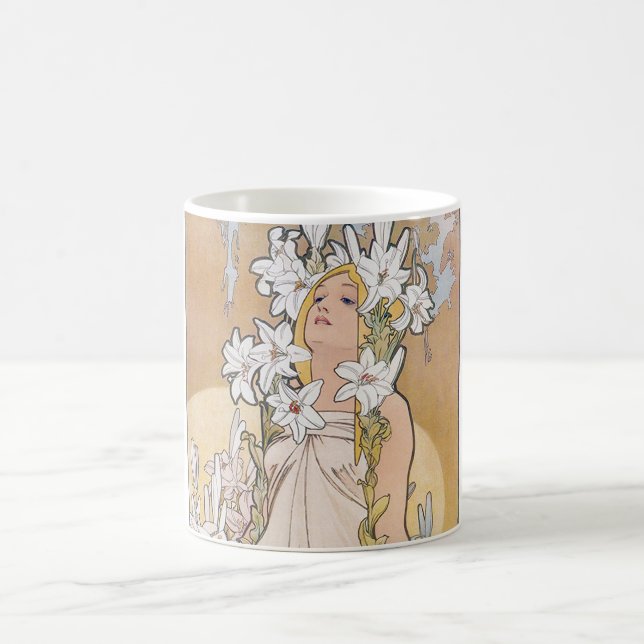 Mug Lily (Quatre Fleurs), Alphonse Mucha (Centre)
