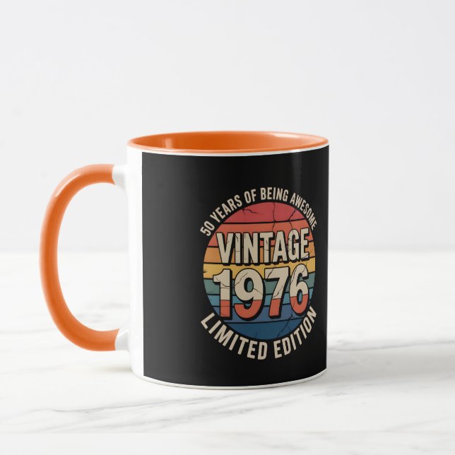Mug Limited Edition Birth Year 1976 (Gauche)