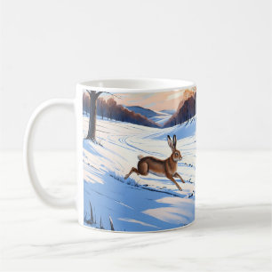 Mug Limites gracieuses du lièvre : Plein de joie hiver