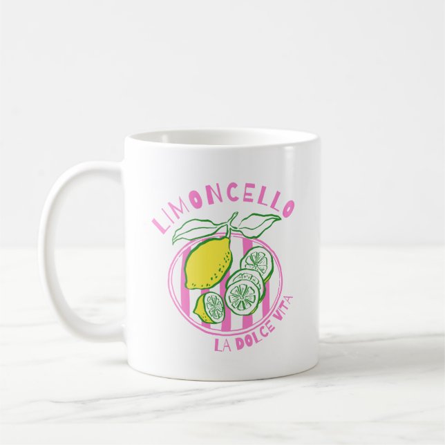 Mug Limoncello féminin – La Dolce Vita Rose (Gauche)