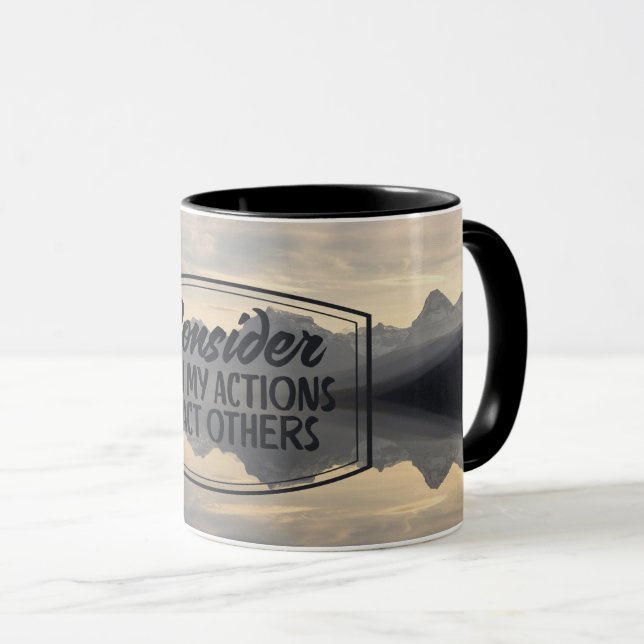 Mug L'impact de mes actions sur les autres (Devant droit)