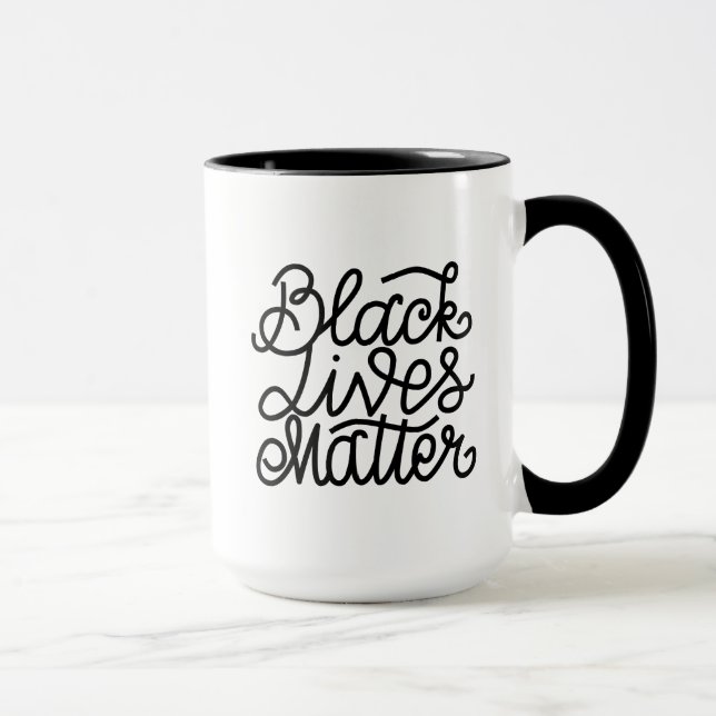 Mug L'importance des vies noires (Droite)