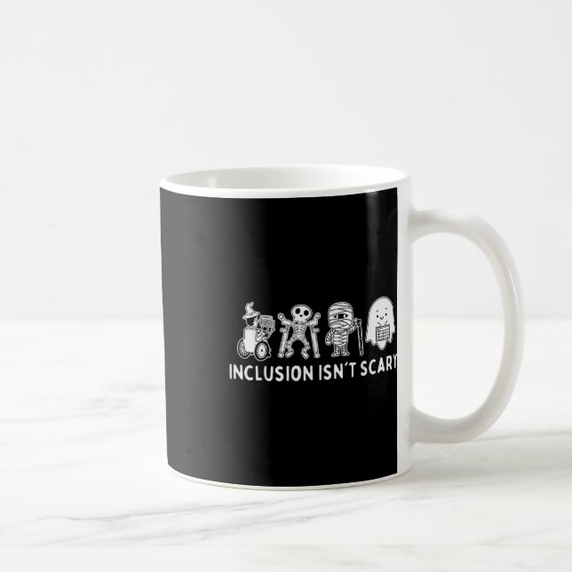 Mug L'inclusion n'est pas effrayant enseignant Squelet (Droite)