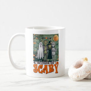Mug L'inclusion n'est pas effrayant Halloween caractèr