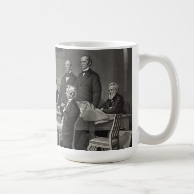 Mug Lincoln Lecture de la proclamation d'émancipation (Droite)