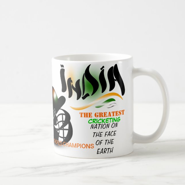 Mug L'Inde la plus grande nation de cricket sur la (Droite)